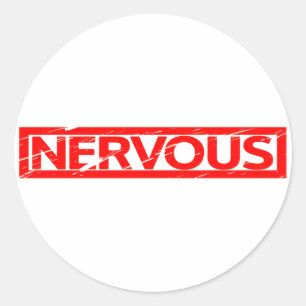 Sticker Rond Timbre nerveux