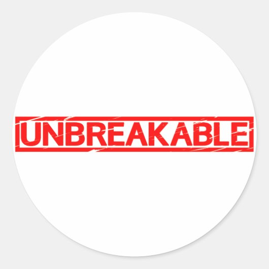 Sticker Rond Timbre non cassable (Devant)
