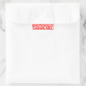 Sticker Rond Timbre non disponible (Sac)