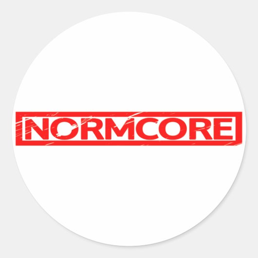 Sticker Rond Timbre Norcore (Devant)