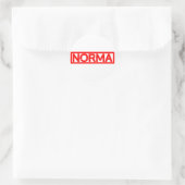 Sticker Rond Timbre Norma (Sac)