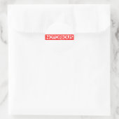Sticker Rond Timbre notoire (Sac)