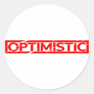Sticker Rond Timbre optimiste