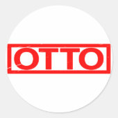 Sticker Rond Timbre Otto (Devant)