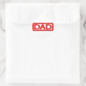 Sticker Rond Timbre papa (Sac)