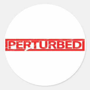 Sticker Rond Timbre Perturbé