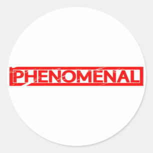 Sticker Rond Timbre phénoménal