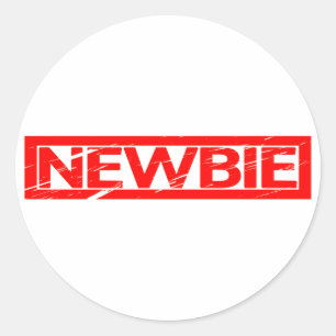 Sticker Rond Timbre pour les nouveaux