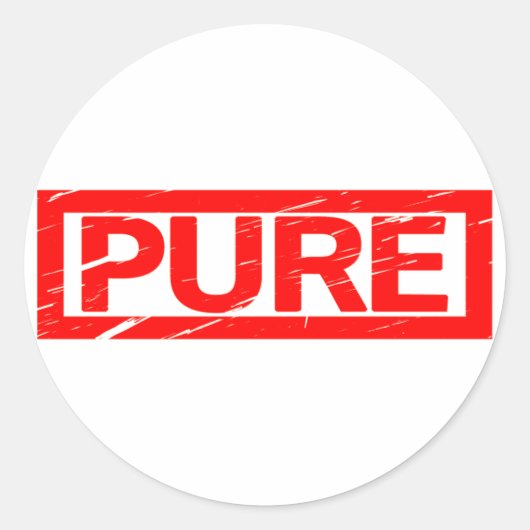 Sticker Rond Timbre Pur (Devant)