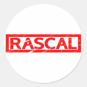Sticker Rond Timbre Rascal