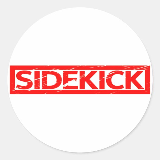 Sticker Rond Timbre Sidekick (Devant)