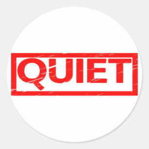 Sticker Rond Timbre silencieux
