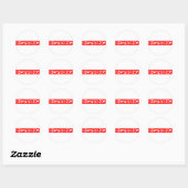 Sticker Rond Timbre source (Feuille)