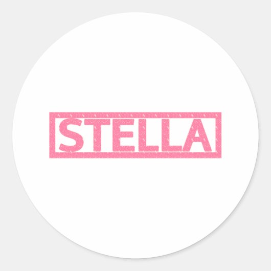 Sticker Rond Timbre Stella (Devant)
