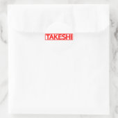 Sticker Rond Timbre Takeshi (Sac)