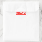 Sticker Rond Timbre Tracy (Sac)