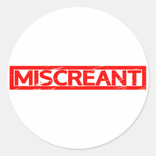 Sticker Rond Timbre trompeur