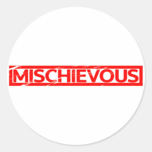 Sticker Rond Timbre trompeur