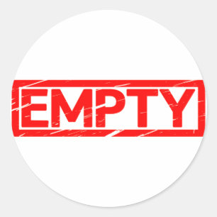 Sticker Rond Timbre vide