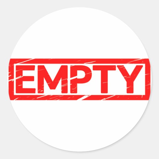 Sticker Rond Timbre vide (Devant)