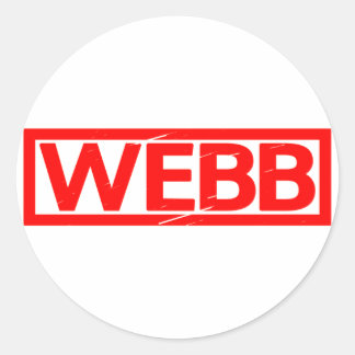 Sticker Rond Timbre Web