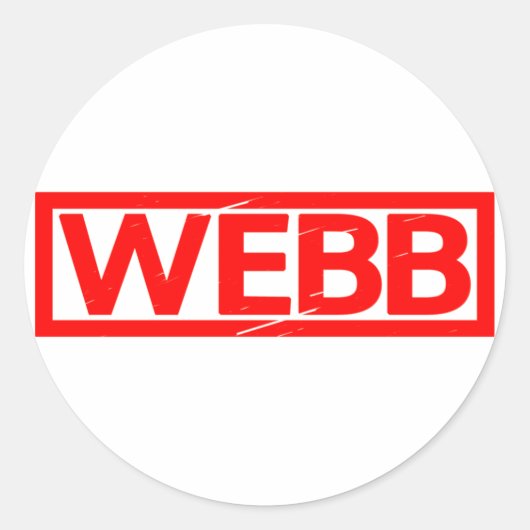 Sticker Rond Timbre Web (Devant)