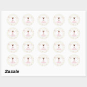 Sticker Rond Tini Bit Ancien Espresso Martini Coquette Annivers (Feuille)