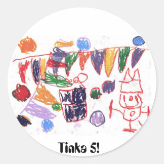 Sticker Rond Tinka 5 !