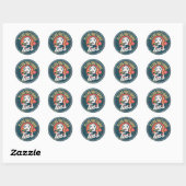 Sticker Rond Tins (Feuille)