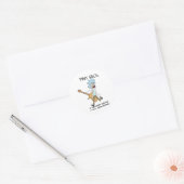 Sticker Rond Tiny Rick Classic (Enveloppe)