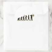 Sticker Rond Tir à l'arc (Sac)