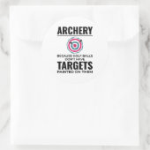 Sticker Rond Tir à l'arc Cibles Archer Bow Arrows Bullseye (Sac)