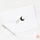 Sticker Rond Tir pour la lune (Enveloppe)