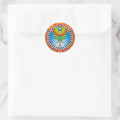 Sticker Rond Tire Les Yeux (Sac)