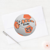 Sticker Rond Tirs au but | Orange (Enveloppe)