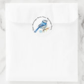 Sticker Rond Tit Azure (Sac)