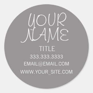 Sticker Rond Titane libre simple