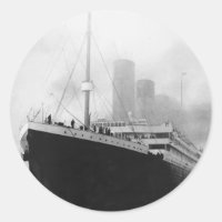 Titanic dans le dock à Southampton