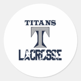 Sticker Rond Titans Lacrosse