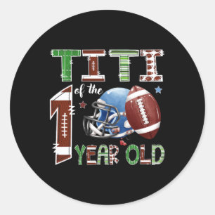 Sticker Rond Titi du football de 1 an 1re année Down Birt