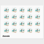 Sticker Rond Titre (Feuille)