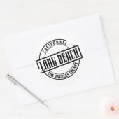 Sticker Rond Titre de Long Beach (Enveloppe)