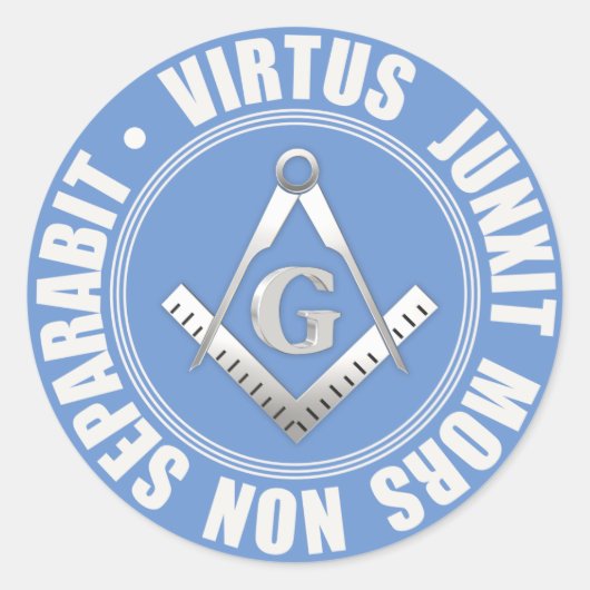 Sticker Rond Titulaire d'un passeport du symbole Massymbol (Devant)