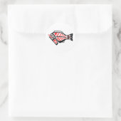 Sticker Rond Tlingit Halibut (Sac)
