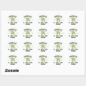 Sticker Rond TOADALY Love Mimi Frog (Feuille)