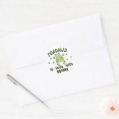 Sticker Rond TOADALY Love Mimi Frog (Enveloppe)