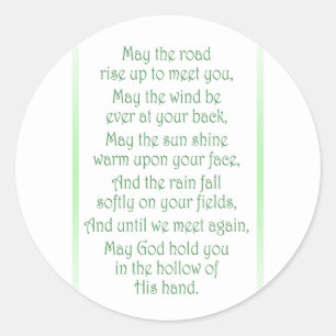 Sticker Rond Toast irlandais