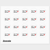Sticker Rond Tobias (Feuille)