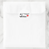 Sticker Rond Tobias (Sac)