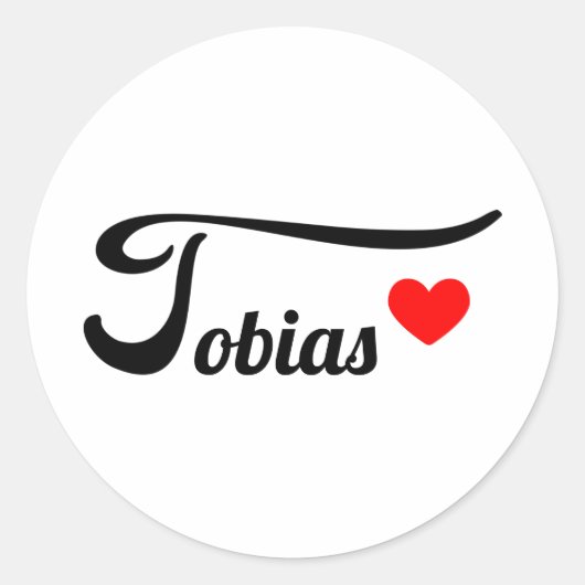 Sticker Rond Tobias (Devant)